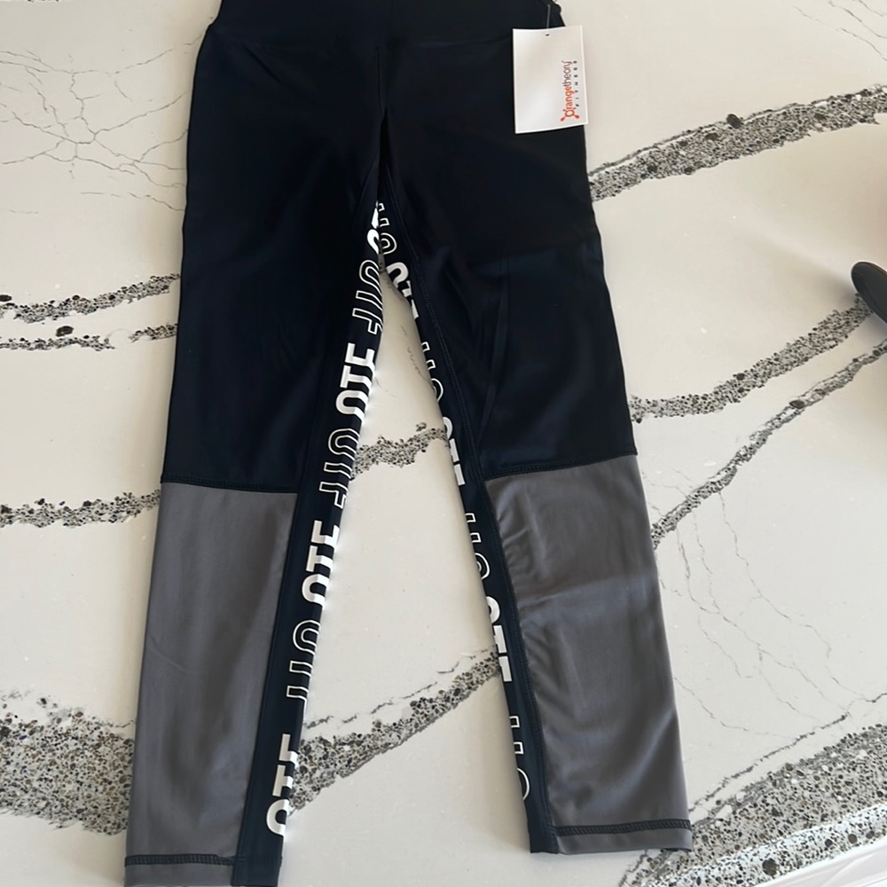Orange Theory Colorblock leggings